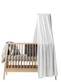 Leander Ciel De Lit Bébé Linea Et Luna -Produits Pour Bébé 5707770502097 voile lit bebe linea blanc leander bambinou 1 1