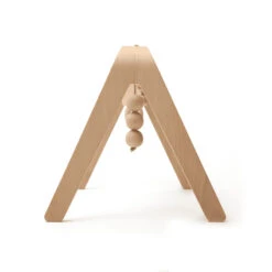 Arche D’éveil Naho Avec Jouets En Bois -Produits Pour Bébé arche eveil naho jouets bois charlie crane bambinou gauche