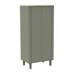 Armoire 2 Portes Eleonore Kaki -Produits Pour Bébé armoire 2 portes eleonore kaki sauthon bambinou