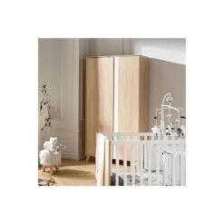 Armoire 2 Portes Nova Blanc Lin
