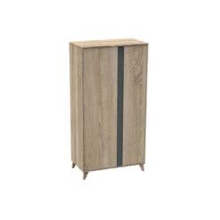 Armoire 2 Portes Nova Gris Volcan -Produits Pour Bébé armoire 2 portes nova gris volcan sauthon bambinou