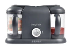 Beaba Robot Culinaire Babycook Duo -Produits Pour Bébé babycook duo dark grey beaba bambinou plein 1