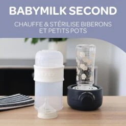 Beaba Chauffe Biberon Babymilk Second -Produits Pour Bébé babymilk second chauffe biberon ultra rapide night blue beaba bambinou affiche 1