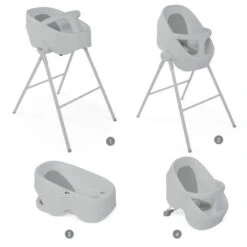 CHICCO Baignoire-douche Bubble Nest Cool Grey -Produits Pour Bébé baignoire douche bubble nest cool grey chicco bebe canaille combinaisons