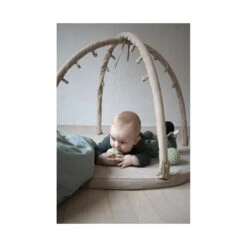 Filibabba Balle Sensorielle D'éveil En Caoutchouc Naturel Isa Pistache