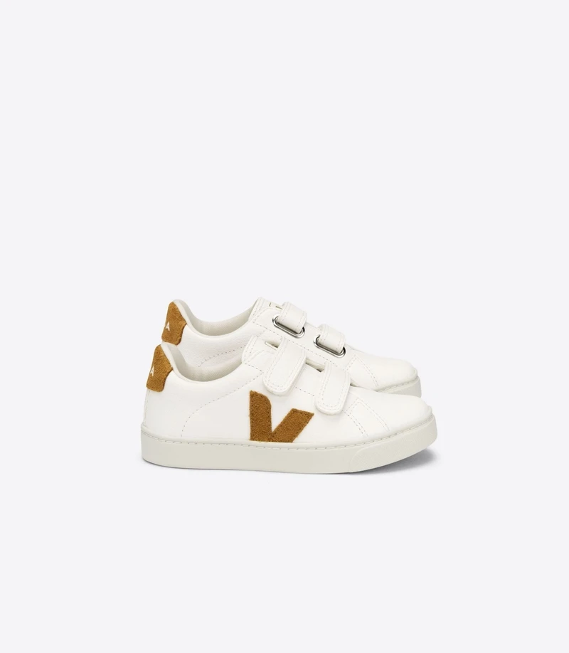 Veja Baskets Small Esplar Extra White Camel 1 Veja Baskets Small Esplar Extra White Camel