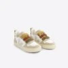 Veja Baskets Small V-10 Chromefree Leather Bonpoint Multico Almond