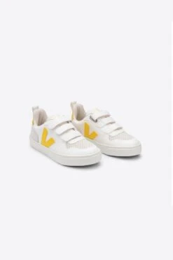 Veja Baskets Small V-10 CWL White Tonic 5 Veja Baskets Small V-10 CWL White Tonic -Produits Pour Bébé baskets small v 10 cwl white tonic veja bambinou produit face