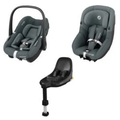 Maxi-Cosi Pack Pebble S + Pearl S + Base FamilyFix S -Produits Pour Bébé bax bec pack s maxi cosi bambinou cover
