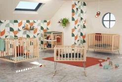 Berceau Only Avec Matelas -Produits Pour Bébé berceau only hetre acier at4 bambinou situation