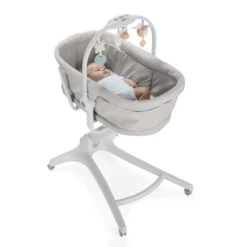 CHICCO Berceau/Transat Évolutif Baby Hug 4in1 Glacial -Produits Pour Bébé berceau transat evolutif baby hug 4in1 glacial chicco bebe canaille berceau ambiance