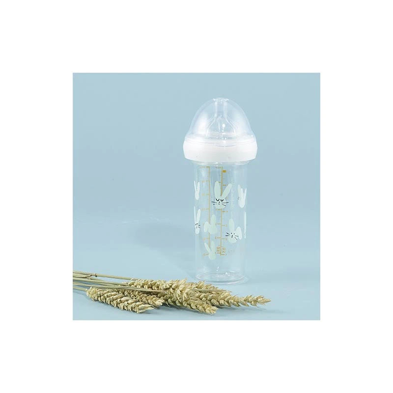 Biberon 210 Ml 0m+ Lapin Vert D'eau 1 Biberon 210 Ml 0m+ Lapin Vert D'eau