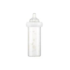 Biberon Verre 240 Ml 0m+ Gypsophile Sable