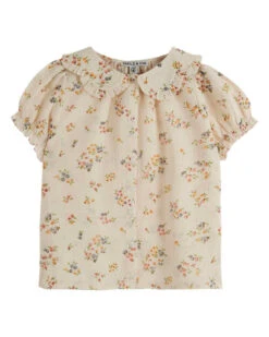Blouse Fleurs Achillea -Produits Pour Bébé blouse fleurs achillea emile ida bambinou produit face 1
