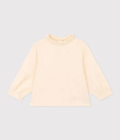 PETIT BATEAU Blouse Manche Longue Gaze De Coton Avalanche -Produits Pour Bébé blouse manche longue gaze coton avalanche 12m petit bateau bambinou