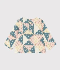 PETIT BATEAU Blouse Manches Longues Patchwork -Produits Pour Bébé blouse manches longues patchwork 6m petit bateau bambinou