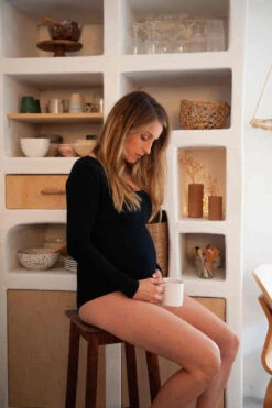 Body D'allaitement Mamagnetic Body 10 Body D'allaitement Mamagnetic Body -Produits Pour Bébé body allaitement manches longuem lamagnetic body black m l mamahangs bambinou lifestyle1