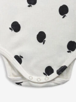 Bobo Choses Body à Manches Courtes Blanc Pomme -Produits Pour Bébé body manches courtes blanc pomme 6 12m bobo choses bambinou pression