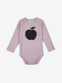 Bobo Choses Body à Manches Longues Lavande Pomme 6 Bobo Choses Body à Manches Longues Lavande Pomme -Produits Pour Bébé body manches longues lavande pomme 3 6m bobo choses bambinou
