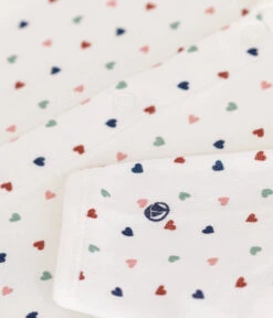 PETIT BATEAU Bodyjama Imprimés Mini Cœurs En Tubique Marshmallow Multicolor -Produits Pour Bébé bodyjama imprimes mini coeur tubique bebe marshmallow multicolor petit bateau bambinou zoom