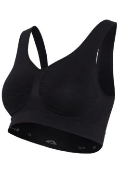 Carriwell Brassière De Grossesse Sans Couture Noir -Produits Pour Bébé brassiere grossesse sans couture noir xl carriwell bambinou produit face
