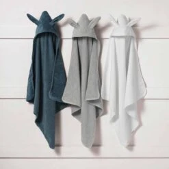 Elodie Cape De Bain - Vanilla White Bunny -Produits Pour Bébé cape bain vanilla white bunny elodie bambinou lifestyle