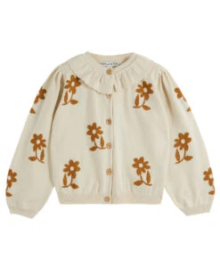 Cardigan Fleurs Caramel