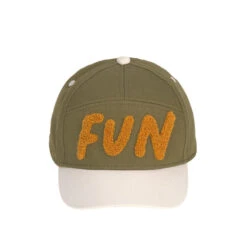 Lassig Casquette Visière Courbée Fun Sable/olive -Produits Pour Bébé casquette visiere courbee fun sable olive 2 6 ans lassig bambinou face