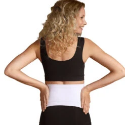 Carriwell Bandeau De Grossesse Sans Coutures Blanc -Produits Pour Bébé ceinture grossesse sans coutures carriwell blanc arriere 1