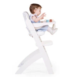 Childhome Chaise Haute Evosit Avec Son Coussin D'assise -Produits Pour Bébé chaise haute evosit coussin assise childhome bambinou profil bebe