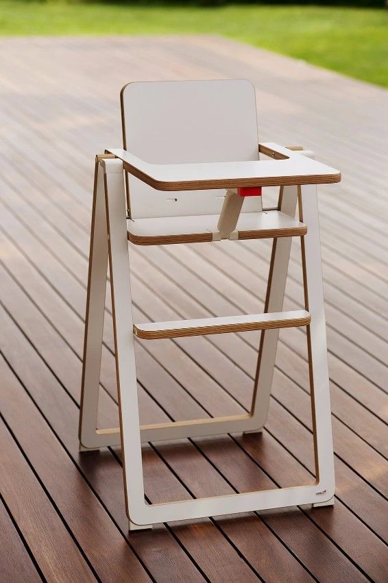 Chaise Haute Pliante Supaflat Blanc 2 Chaise Haute Pliante Supaflat Blanc – Image 2