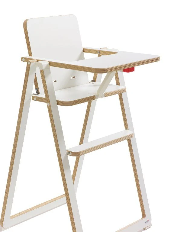Chaise Haute Pliante Supaflat Blanc 3 Chaise Haute Pliante Supaflat Blanc – Image 3