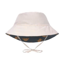 Lassig Chapeau Anti-UV Réversible Crabe Bleu -Produits Pour Bébé chapeau anti uv reversible crabe bleu lassig bambinou reversible