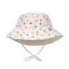Lassig Chapeau Anti-UV Réversible Galets Multicolore/blanc Cassé