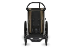 Thule Chariot Cross 1 G3 -Produits Pour Bébé chariot cross 1 g3 khaki thule bambinou face
