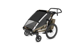 Thule Chariot Cross 2 G3 21 Thule Chariot Cross 2 G3 -Produits Pour Bébé chariot cross 2 g3 khaki thule bambinou couvre soleil