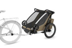 Thule Chariot Cross 2 G3 23 Thule Chariot Cross 2 G3 -Produits Pour Bébé chariot cross 2 g3 khaki thule bambinou velo