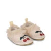 Chaussons De Bain à Volants Cerise