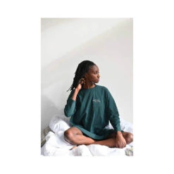 Chemise De Nuit D'allaitement Mom Sweet Home -Produits Pour Bébé chemise nuit allaitement mom sweet home tajine banane bambinou produit2 4