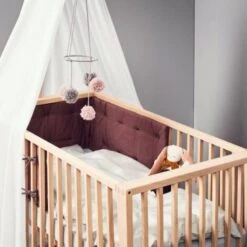 Leander Ciel De Lit Bébé Linea Et Luna -Produits Pour Bébé ciel lit bebe linea luna blanc leander bambinou lifestyle2