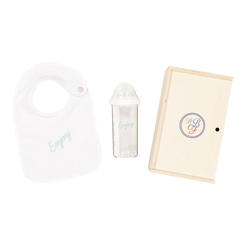 Coffret Biberon 360 Ml Et Bavoir Enjoy 3 Coffret Biberon 360 Ml Et Bavoir Enjoy – Image 3