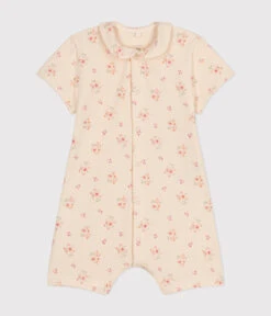 PETIT BATEAU Combinaison Courte En Jersey Léger Avalanche Multicolor -Produits Pour Bébé combinaison courte jersey leger bebe avalanche multicolor petit bateau bambinou produit face