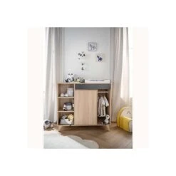 Commode à Langer évolutive Nova Gris Volcan