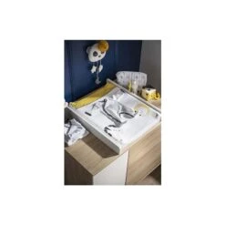 Commode Seventies Bois / Blanc