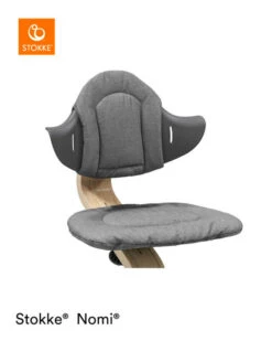 Stokke Coussin Pour Chaise Haute Nomi 7 Stokke Coussin Pour Chaise Haute Nomi -Produits Pour Bébé coussin chaise haute nomi stokke bambinou gris