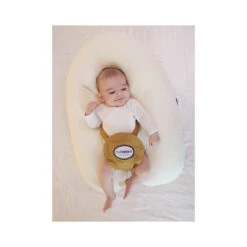 Candide Coussin De Maternité Et D'allaitement Multirelax Jersey Beige Organic -Produits Pour Bébé coussin maternite allaitement multirelax jersey beige organic candide bambinou dessus