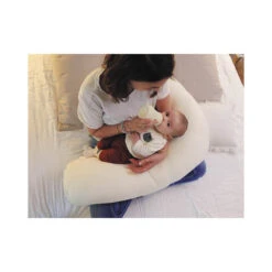 Candide Coussin De Maternité Et D'allaitement Multirelax Jersey Beige Organic -Produits Pour Bébé coussin maternite allaitement multirelax jersey beige organic candide bambinou focus