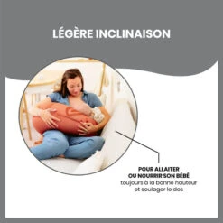 BabyMoov Coussin De Maternité B.Love Earth Terracotta -Produits Pour Bébé coussin maternite b love earth terracotta babymoov bambinou allaitement