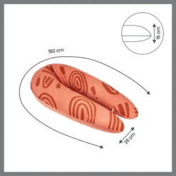 BabyMoov Coussin De Maternité B.Love Earth Terracotta -Produits Pour Bébé coussin maternite b love earth terracotta babymoov bambinou dimensions