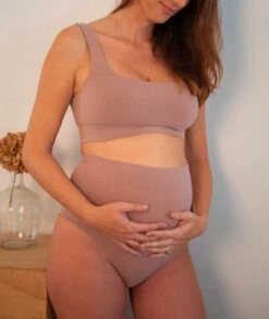 Culotte Taille Haute Everyday -Produits Pour Bébé culotte taille haute everyday terracotta l xl mamahangs bambinou lifestyle3 1